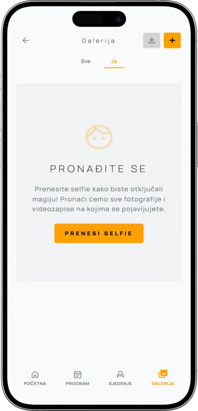 Ekran za prijenos selfieja